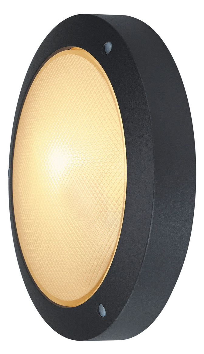 1St. SLV 229075 BULAN Deckenleuchte, rund, anthrazit