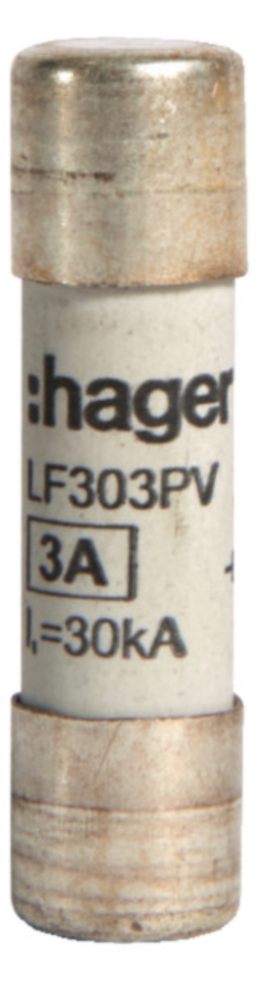 1St. Hager LF303PV Sicherung für PV 10x38 mm 1000V DC 3A