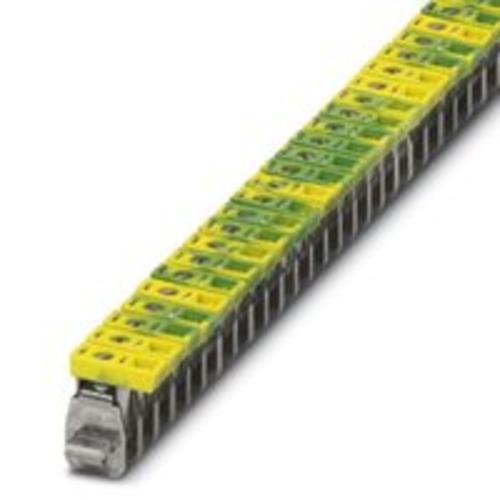 10St. Phoenix AKG 16 GNYE Anschlussklemme Schraubanschluss Belastungsstrom: 76 A 1,5 mm² - 16 mm² B=9,8 mm grün-