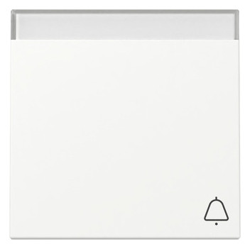 1St. Gira 367327 Wippe Symbol Klingel + BSF System 55 reinweiß seidenmatt