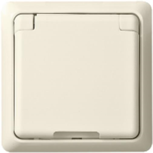 1St. Elso 505014 Steckdose für Geräteträger 1-fach 16A RENOVIERUNG Steckklemme reinweiß