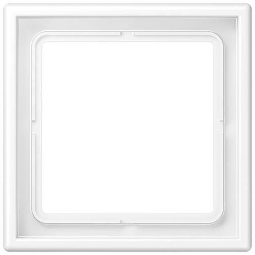 1St. Jung LS981WWM Rahmen 1fach, schneeweiß matt