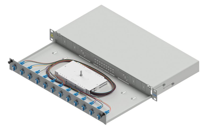 1St. Protec.net PSB12OS2 LWL Spleissbox 12x LC-D OS2