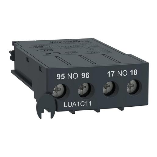 1St. Schneider Electric LUA1C11 Zusätzlicher Kontaktblock LUA, 1Ö+1S