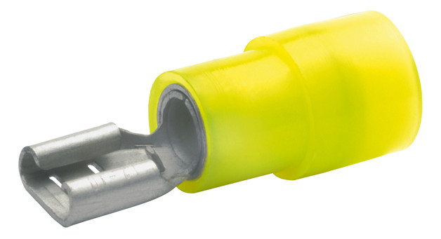 100St. Klauke 8503 Flachsteckhülse isoliert, 4,8x0,8 mm, 4-6 mm²