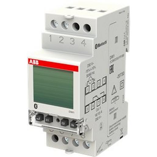 1St. ABB DW1 Wochenzeitschaltuhr 1 Kanal Bluetooth Programmierung per App