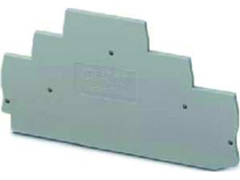 50St. Phoenix D-ST 2,5-3L Abschlussdeckel L=99,5 mm B=2,2 mm H=50,3 mm grau 3036660