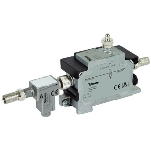 1St. Televes UGF13-1 Blitz- und Überspannungsschutz-Set