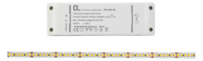 1St.Brumberg LED-Flexplatinen-Set, 15293027 5 m, 14,4 W / m 2700 K, IP00, 140 LED/m