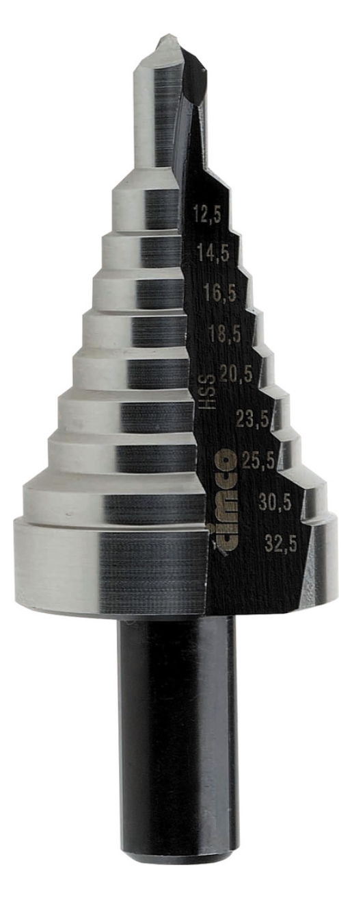 1St. Cimco 201275 HSS-Stufenbohrer für Kabelverschraubungen