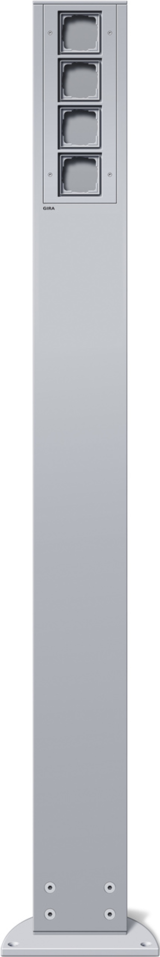 1St. Gira 135426 E-Säule 4x Leereinheit 1400 mm Energiesäule Farbe Alu