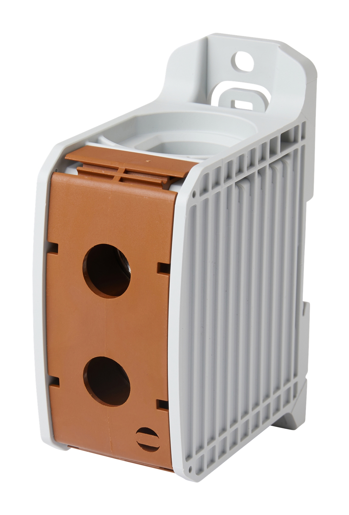 1St. F-Tronic RKA300br Reihenklemme 300mm², 1polig, braun, CU/AL, RKA300br 7730098