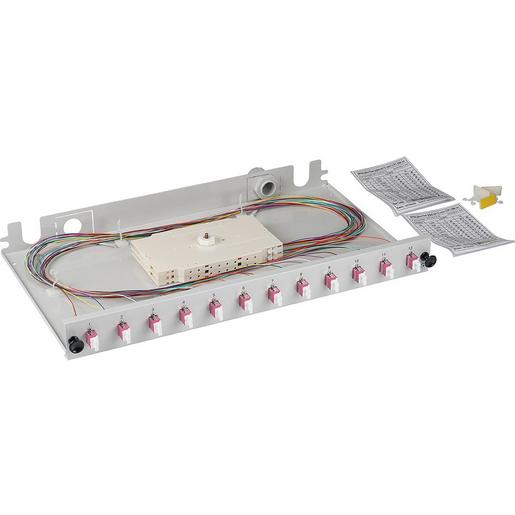 1St. EFB BA71901L24OM4 Spleißbox LC 50/125 OM4 ausziehbar, 24