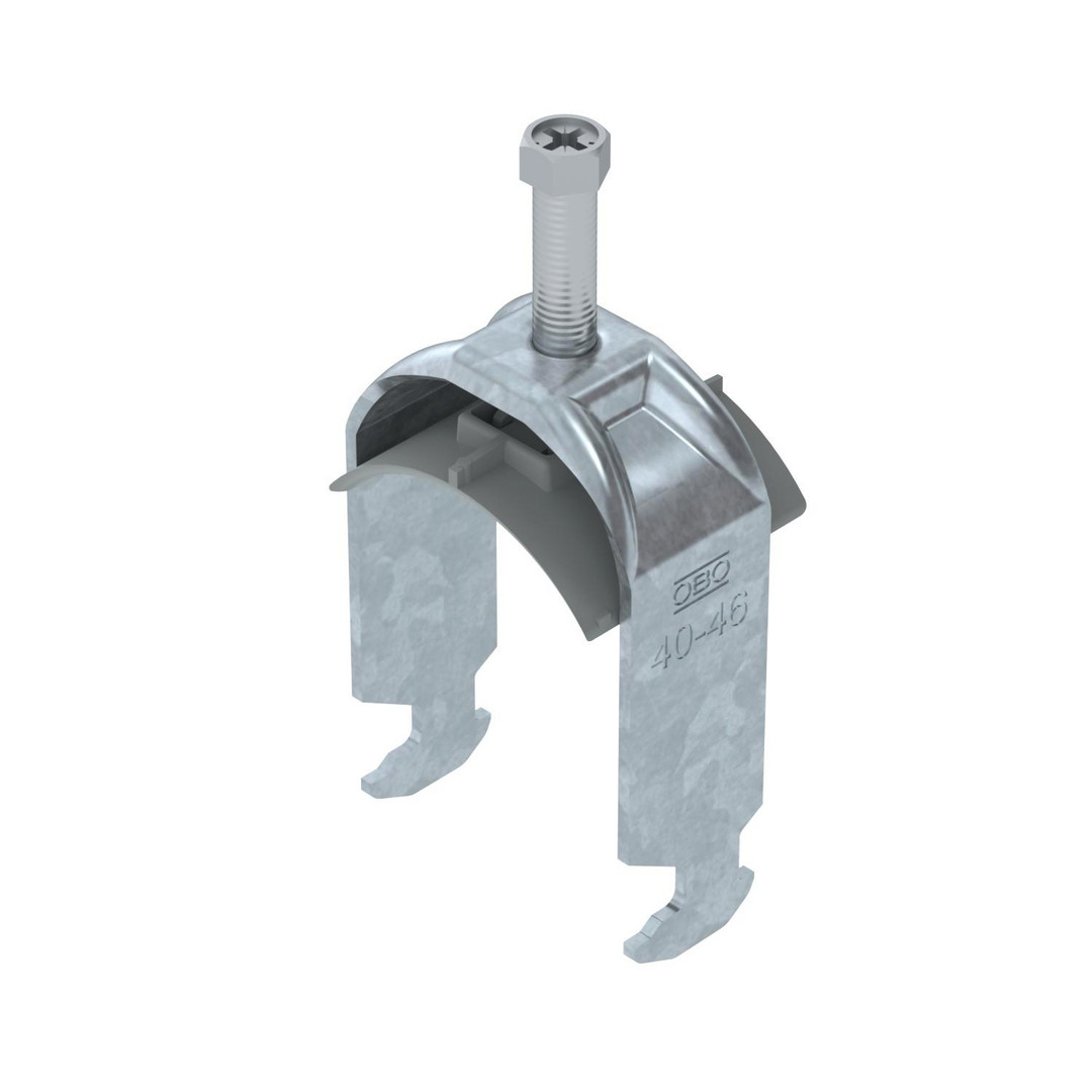 1St. OBO BS-H1-K-46 FT Bügelschelle 2056 40-46mm tauchfeuerverzinkt 1186242