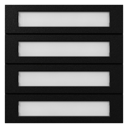 1St. Gira 5534925 Ruftastenmodul 4f System 106 Schwarz m