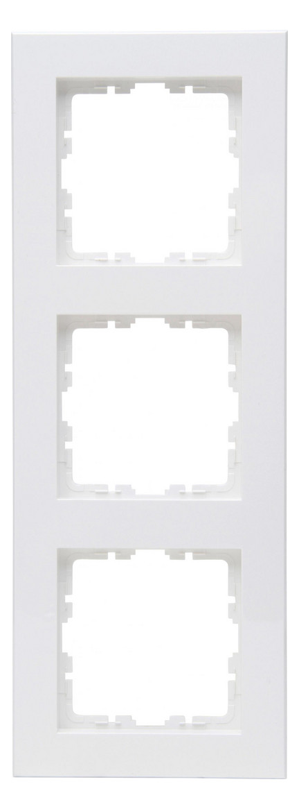 1St. Kopp HK07 PURE Abdeckrahmen 3f 407029002 reinweiß