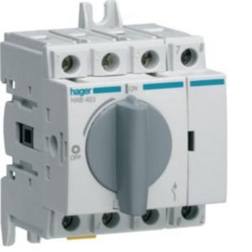 1St. Hager HAB403 Lasttrennschalter 4P 32A