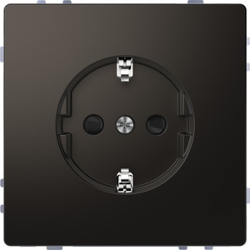 1St. Merten MEG2300-6034 Steckdose, BRS, Steckklemmen, Anthrazit, System Design