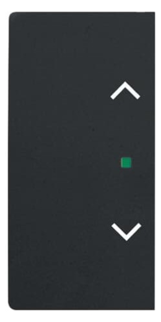 1St. Busch-Jaeger 6232-20-885 Wippe, 2-fach links/rechts, mit Symbol Jalousie Busch-free@home schwarz matt