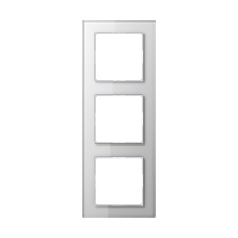 1St. Jung AC583GLWW Rahmen 3fach Glasrahmen Alpinweiß AC 583 GL WW