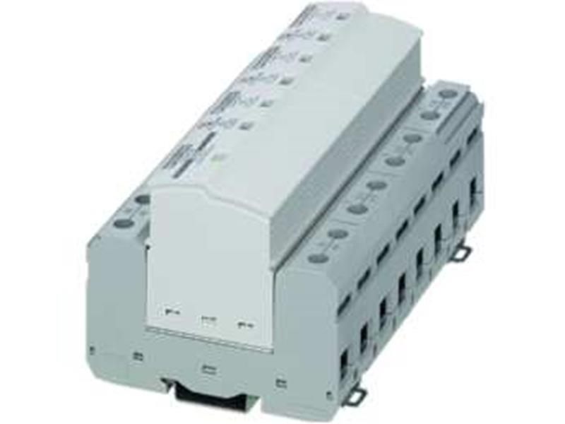 1St. Phoenix FLT-SEC-T1+T2-3S-350/25-FM Steckbare Blitzstrom- und Überspannungsableiterkombination, gem. Typ 1+2