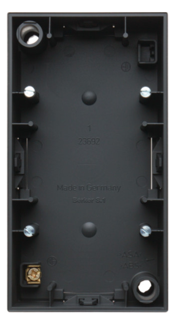 1St. BERKER 10429949 Gehaeuse 2fach AP S.1 anthrazit matt