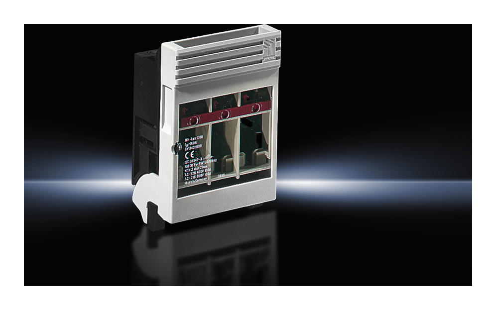 1St. Rittal SV 3431.000 NH-Sicherungslasttrenner Gr.000, 100A, 3-polig, Kastenklemme