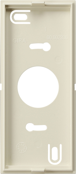 1St. Gira 850501 Montagepl. Wohnungsstation AP + Gong System 55 Cremeweiß
