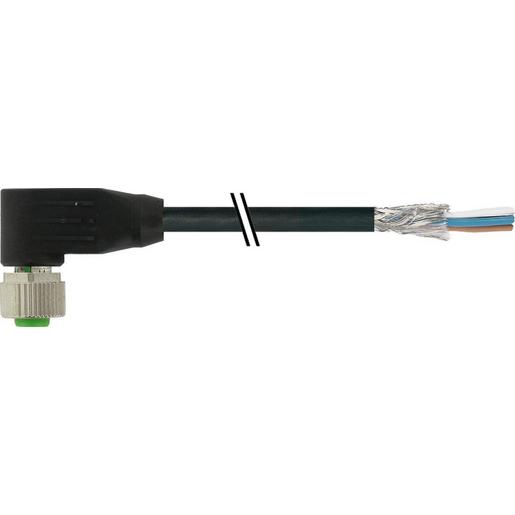 1St. Murrelektronik 7000-13281-6031000 M12 Bu. 90 A-kod. freies Ltg-ende geschirmt