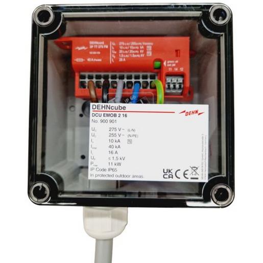 1St. DEHN 900901 DEHNcube EMOB 110 x 110 x 66 mm 1x M25 1St. Dehn 900901 Dehncube EMOB 110 x 110 x 66 mm 1x M25