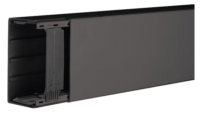 2m Hager LF6011009011 Kabelkanal aus PVC LF 60x110mm gschwarz 2m Hager LF6011009011 Kabelkanal aus PVC LF 60x110mm gschwarz