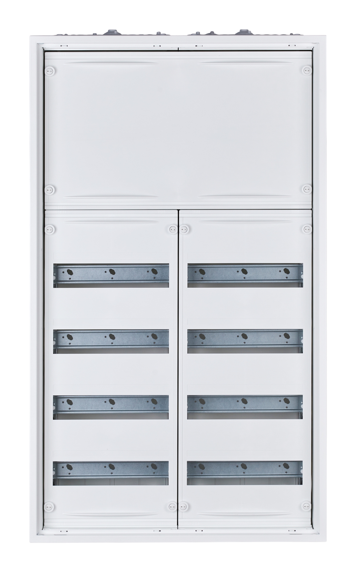 1St. F-Tronic FV2-6-RK AP Feldverteiler FV2-6-RK, 2-feldrig, 6r, Reihenklemmen, 950x550x165mm 7110710