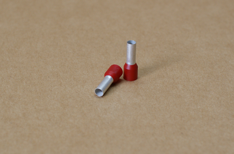 100St. Aderendhülsen isoliert rot 10,0mm² 22/12mm VE100