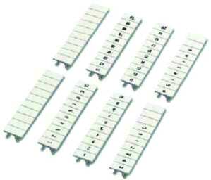 10St. Phoenix ZB 6,LGS:L1-N,PE Marker für Klemmen Streifen Weiss beschriftet beschriftbar mit: CMS-P1-PLOTTER län