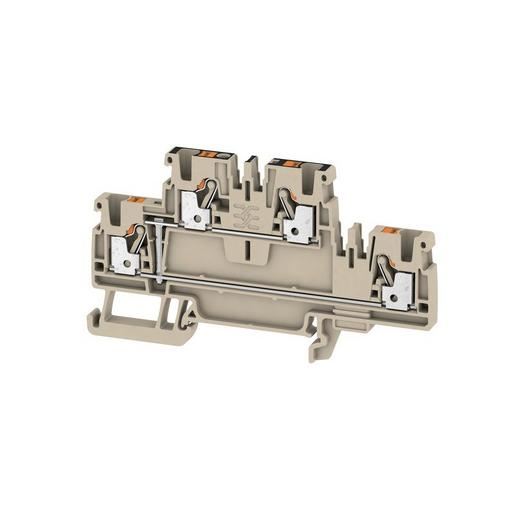 50St.Weidmüller A2T 2.5 VL Mehrstock-Reihenklemme, PUSH IN, 2.5 mm2