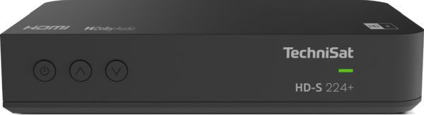 1St. TECHNISAT TECHNISATHDS224 TECHNISAT HD-S 224+, Schwarz