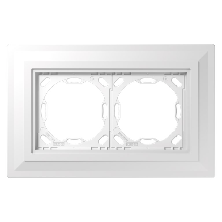 1St. Jung PA982G125-0 Einputzadapter 2fach wandbündige Montage PA 982 G 125-0