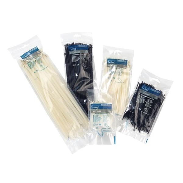 100St. ThomasBetts TY523MR Ty-Rap Kabelbinder mit Stahlnasenverschluss Standard 92x2.4 mm 80N 50St. ThomasBetts TY529M Ty-Rap Kabelbinder mit Stahlnasenverschluss Standard 771 x 6,9 mm,