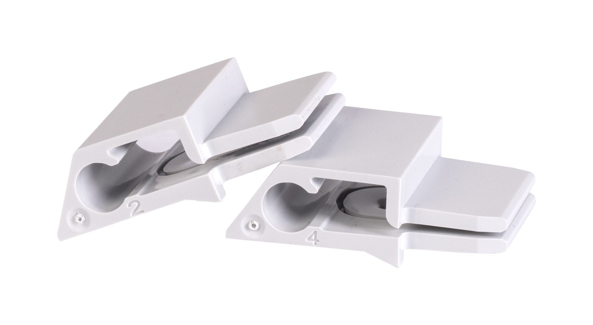 1St. F-Tronic NTS1-3 Türscharnier-Set NEPTUN 2 St., für 1- bis 3-reihige Verteiler 7290205