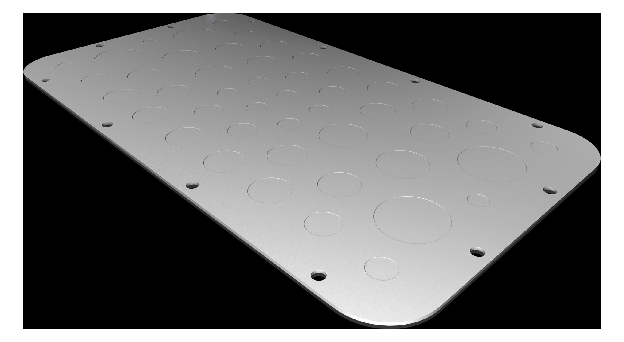 1St. Rittal AX 2576.100 Metall-Flanschplatte mit metrischer Vorp AX2576100