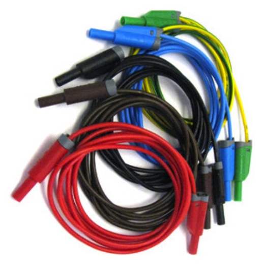 1St. HT KIT TLS-5 Messleitungssatz, farbig, 5 x 2m