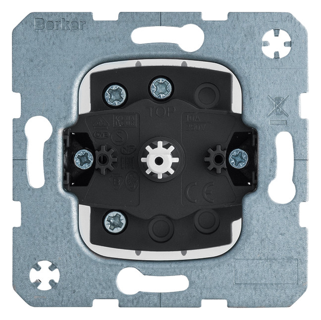 1St. Berker 384103 Jalousie-Drehschalter 1-polig, Tastrast-Funktion Jalousiesteuerung 1St. Berker 384103 Jalousie-Drehschalter 1-polig, Tastrast-Funktion Jalousiesteuerung
