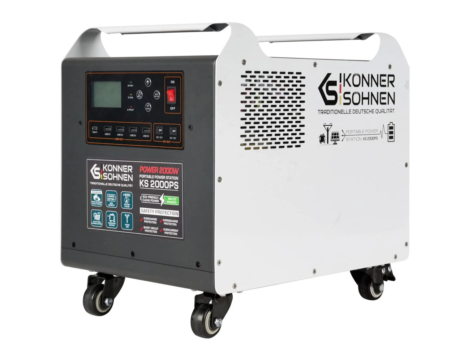 1St. Könner & Söhnen KS2000PS Tragbare (portable) Powerstation KS 2000PS 1St. Könner & Söhnen KS2000PS Tragbare (portable) Powerstation KS 2000PS