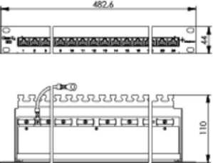 1St. Telegärtner J02023A0052 19Z Panel MPP24-HS K ClassEA 500 lichtgr 1St. Telegärtner J02023A0052 19Z Panel MPP24-HS K ClassEA 500 lichtgr...