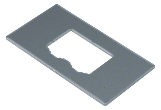 1St. Hager GTVDM032 Montageplatte GTVD2/3 2xRJ45 19,5x14,85