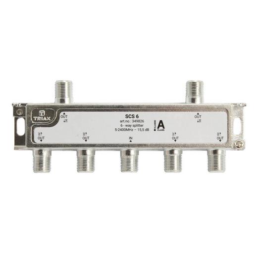 1St. HOPF SCS 6 6-fach Verteiler, 5-2400 MHz, 15,5 dB Ve