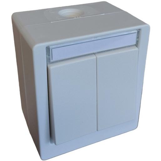 1St. NAQUAAPSESUW.1 Serienschalter, IP55, weiß