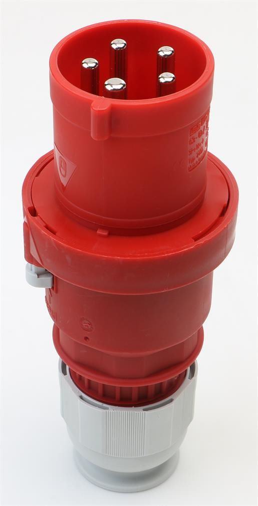 1St. CEE Stecker 63A 5p 400V 6h IP44 Kraftstrom...