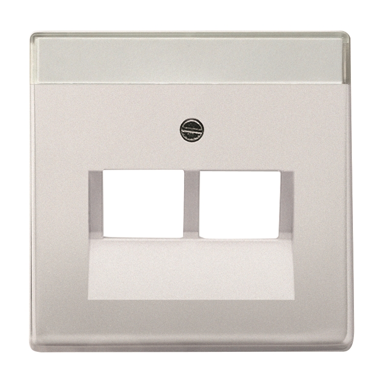 1St. Busch-Jaeger 1803-02-866 Zentralscheibe für UAE 2-fach pur edelstahl edelstahl