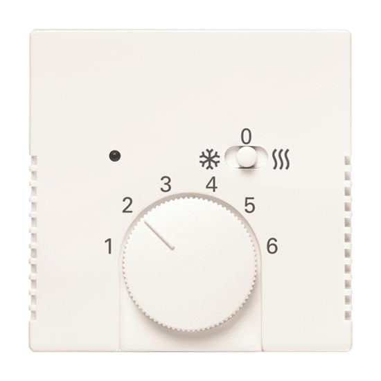 1St. Busch-Jaeger 1795 HKEA-84 Zentralscheibe, für Raumtemperaturregler carat studioweiß